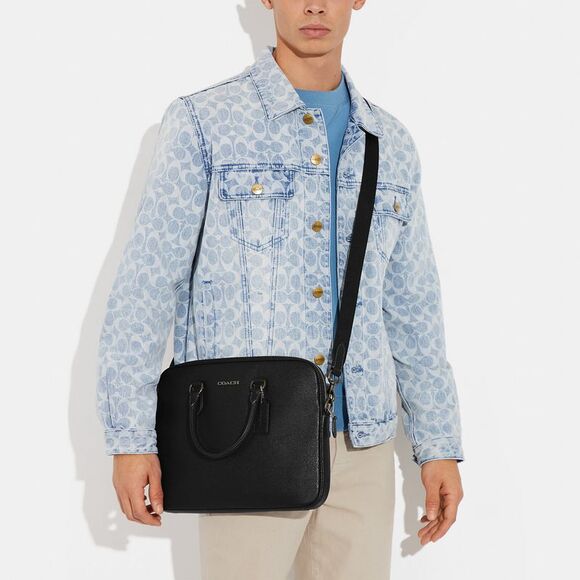 NWT Coach Outlet Liam Compact Brief - Picture 4 of 6